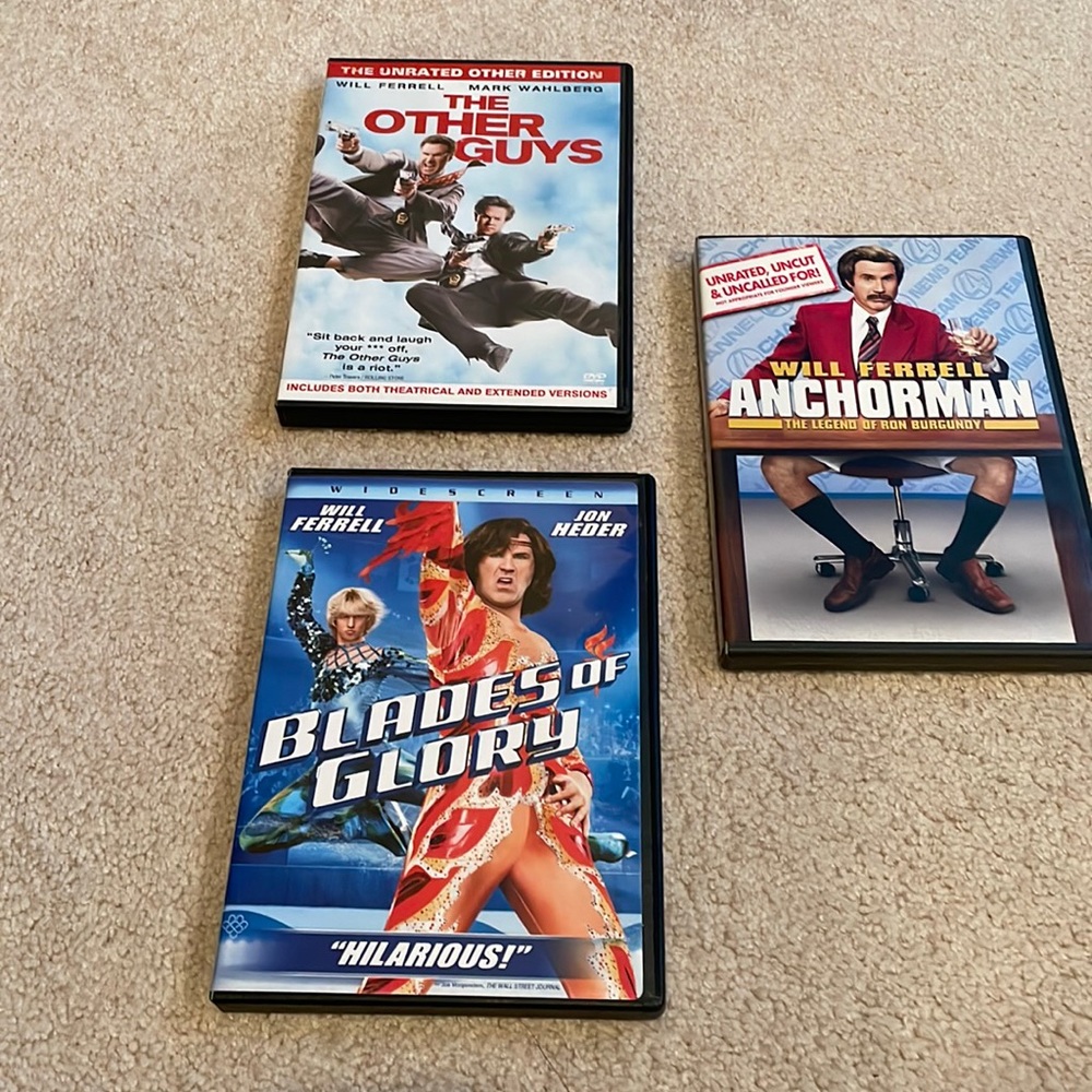 Will Ferrell pre-owned dvds